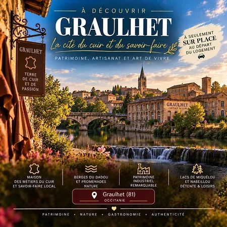 Appartement T2 Cosy - 70m2 Au Coeur De Graulhet